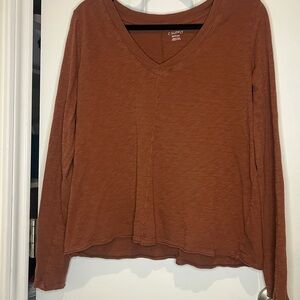 Z Supply Women's Cinnamon Long Sleeve Tee